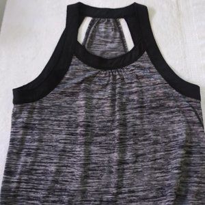 HEAD WOMENS SLEEVELESS TANK TOP BLACK/GRAY SIZE L